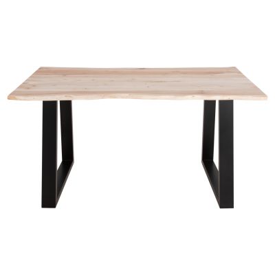 DINING TABLE MONTANA SLIM HM8163.21 ACACIA WOOD IN LIGHT NATURAL COLOR 140x80x77Hcm.