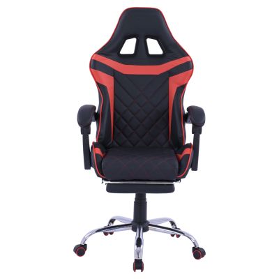 Gaming Armchair with reclining back and footstep HM1157.01 Black -Red