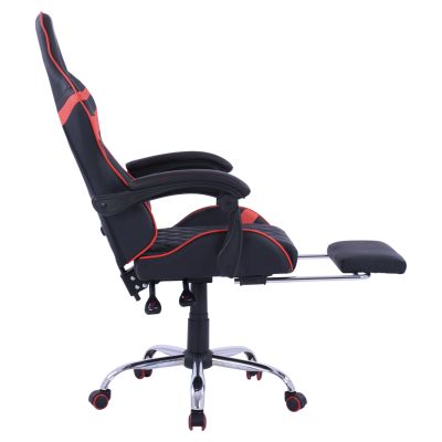 Gaming Armchair with reclining back and footstep HM1157.01 Black -Red