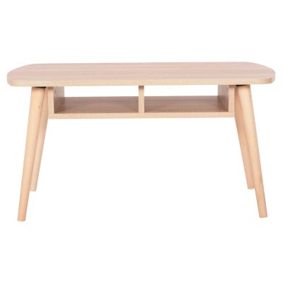 COFFEE TABLE SLIVEN HM18178.03 SONAMA MELAMINE-LEGS IN NATURAL COLOR 90x50x47,5Hcm.