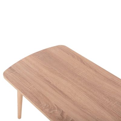 COFFEE TABLE SLIVEN HM18178.03 SONAMA MELAMINE-LEGS IN NATURAL COLOR 90x50x47,5Hcm.