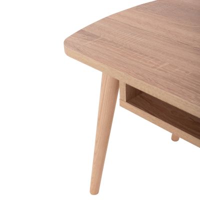 COFFEE TABLE SLIVEN HM18178.03 SONAMA MELAMINE-LEGS IN NATURAL COLOR 90x50x47,5Hcm.