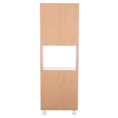 KITCHEN FURNITURE/CABINET RAD HM18196.04 MELAMINE IN NATURAL COLOR-WHITE 55,5x32x165Hcm.