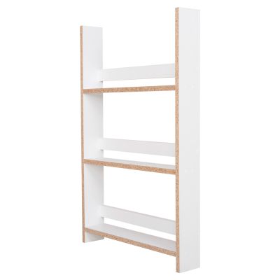 WALL SHELVES SANI HM18223.01 MELAMINE IN WHITE 60x10x90Hcm. (3 SHELVES)