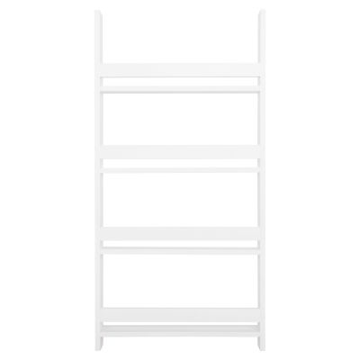 WALL SHELVES SANI HM18224.01 MELAMINE IN WHITE 60x10x120Hcm. (4 SHELVES)