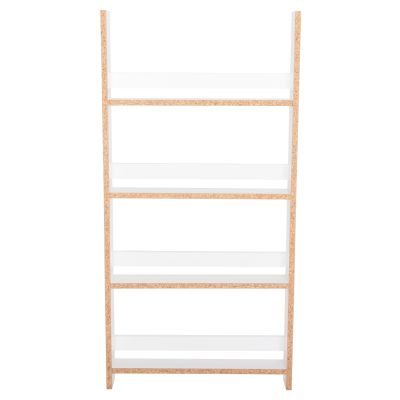 WALL SHELVES SANI HM18224.01 MELAMINE IN WHITE 60x10x120Hcm. (4 SHELVES)