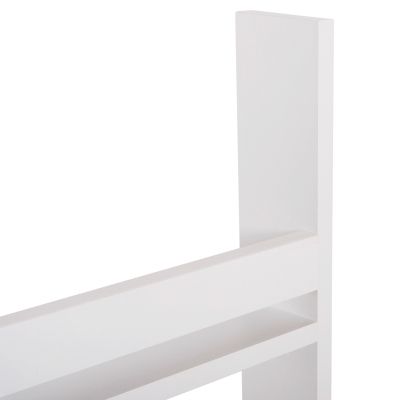 WALL SHELVES SANI HM18224.01 MELAMINE IN WHITE 60x10x120Hcm. (4 SHELVES)