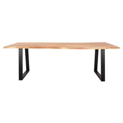 DINING TABLE ΜΟΝΤΑΝΑ ΗΜ9620.21 SOLID ACACIA WOOD 240x101x78Hcm. 3.5cm TABLETOP THICKNESS