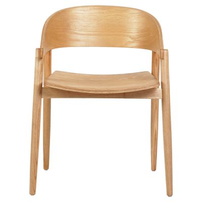 DINING CHAIR CANOP HM9950.01 ASHWOOD IN LIGHT OAK COLOR 56,5x61x74Hcm.