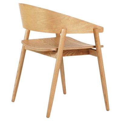 DINING CHAIR CANOP HM9950.01 ASHWOOD IN LIGHT OAK COLOR 56,5x61x74Hcm.