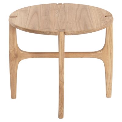 SIDE TABLE ROUND KATAL HM9932 SUNGKAI WOOD IN NATURAL COLOR Φ59,5x50,5Hcm.