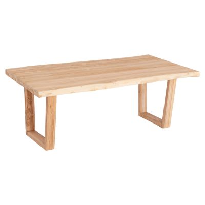 DINING TABLE LEOPOLD HM9933.02 SOLID TEAK WOOD-LIGHT NATURAL COLOR 200,5x107x76Hcm.