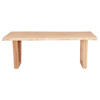 DINING TABLE LEOPOLD HM9933.02 SOLID TEAK WOOD-LIGHT NATURAL COLOR 200,5x107x76Hcm.