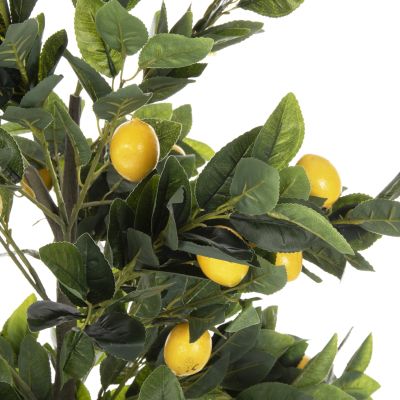 DECORATIVE SYNTHETIC PLANT HM4020 LEMON TREE IN POT Φ15x12-170Hcm.