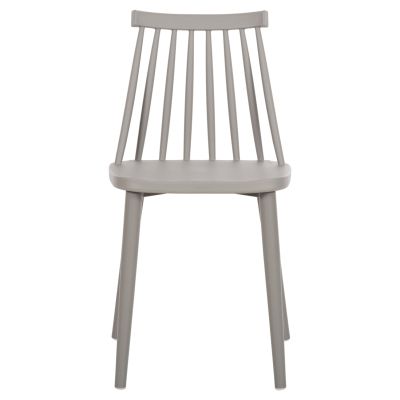 Трапезен стол HM8052.22 Vanessa GREY с крака металик GREY 42.5x44x81H см.