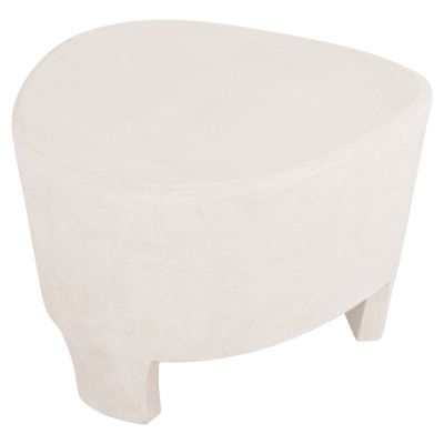 COFFEE TABLE SERIES SANTORINI HM18053 MDF IN OFF-WHITE COLOR 54x61x40.5Hcm.