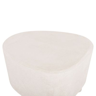 COFFEE TABLE SERIES SANTORINI HM18053 MDF IN OFF-WHITE COLOR 54x61x40.5Hcm.