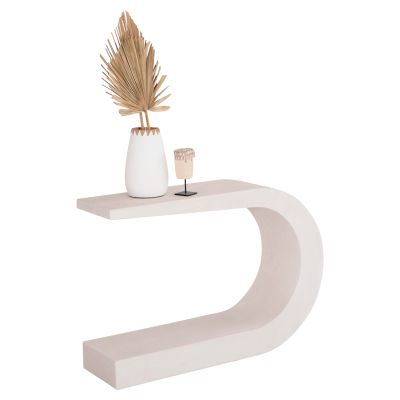 CONSOLE SERIES SANTORINI HM18049 MDF IN OFF-WHITE COLOR 110x30x70Hcm.