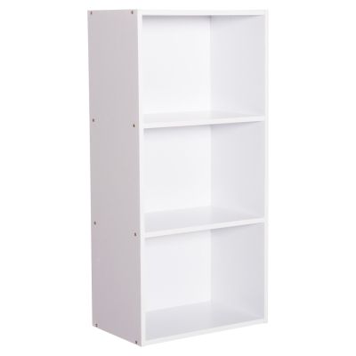 WALL SHELF RACK CUBICON HM9941.01 MELAMINE IN WHITE 38,5x23,5x80Hcm.