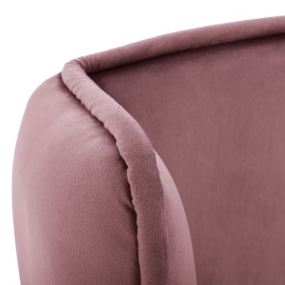 HM619.12 bed MARTINA, dusty pink velvet, storage space, 160x200