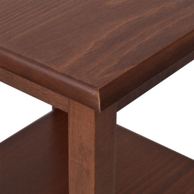 Side table 40x40 walnut color HM8251