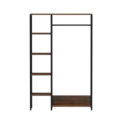 ENTRYWAY FURNITURE/OPEN ACCESS WARDROBE ARANJA HM18082 METAL-MELAMINE 90x30x140Hcm.