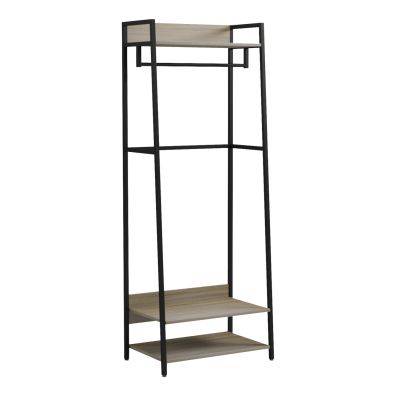 ENTRYWAY FURNITURE/OPEN ACCESS WARDROBE ARANJA HM18085 METAL-MELAMINE 64x40x169Hcm.