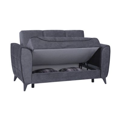 Sofa 2 seater Juana HM3166.20 Grey with dark grey detail 156x80x88 cm