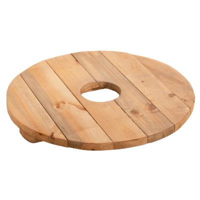 ROUND TABLE FOR BEACH UMBRELLA Φ40 PINE WOOD WITH SUPPORT RIBS HM6108