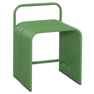 STOOL SERIES INTREPID HM6326.07 ALUMINUM IN GREEN COLOR 40x38x42,5-55Hcm.