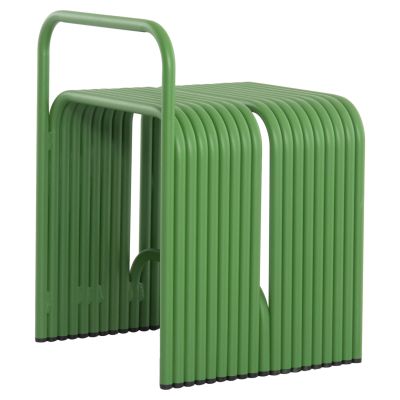 STOOL SERIES INTREPID HM6326.07 ALUMINUM IN GREEN COLOR 40x38x42,5-55Hcm.