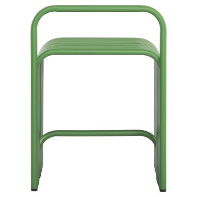 STOOL SERIES INTREPID HM6326.07 ALUMINUM IN GREEN COLOR 40x38x42,5-55Hcm.