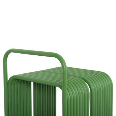 STOOL SERIES INTREPID HM6326.07 ALUMINUM IN GREEN COLOR 40x38x42,5-55Hcm.