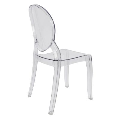 Chair acrylic clear Aramis HM0170 42,5x52x89,5 cm