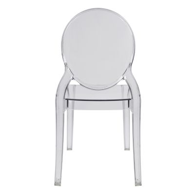 Chair acrylic clear Aramis HM0170 42,5x52x89,5 cm