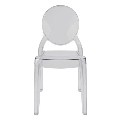 Chair acrylic clear Aramis HM0170 42,5x52x89,5 cm