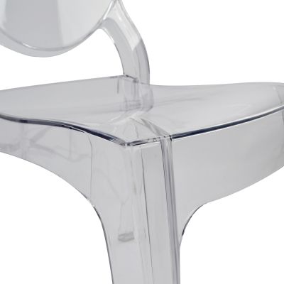 Chair acrylic clear Aramis HM0170 42,5x52x89,5 cm