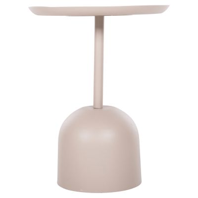 SIDE TABLE ROUND DELBEL HM4265.10 METAL IN ECRU Φ45.5x58.5Hcm.