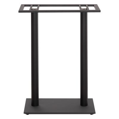 BASE FOR BAR TABLE HM480.01 TWO LEGS-METAL IN BLACK COLOR 80x40x108Hcm.