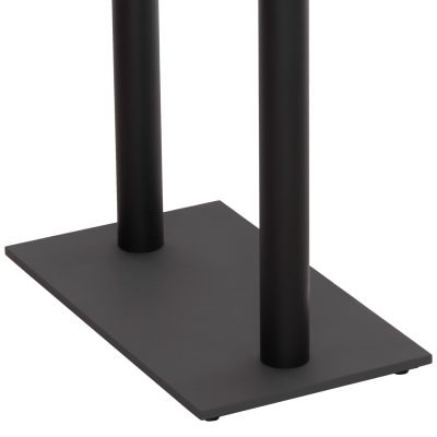 BASE FOR BAR TABLE HM480.01 TWO LEGS-METAL IN BLACK COLOR 80x40x108Hcm.