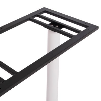 BASE FOR BAR TABLE HM480.02 TWO LEGS-METAL IN WHITE MATTE COLOR 80x40x108Hcm.