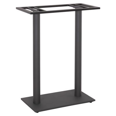 BASE FOR BAR TABLE HM480.20 TWO LEGS-METAL IN GREY COLOR 80x40x108Hcm.