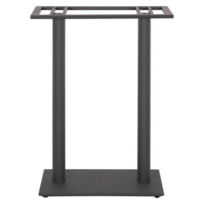 BASE FOR BAR TABLE HM480.20 TWO LEGS-METAL IN GREY COLOR 80x40x108Hcm.