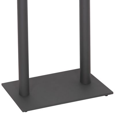 BASE FOR BAR TABLE HM480.20 TWO LEGS-METAL IN GREY COLOR 80x40x108Hcm.