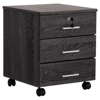 OFFICE DRAWER HAYDEN HM2282.01 MELAMINE IN GREY COLOR 39.5x40x46.5Hcm.