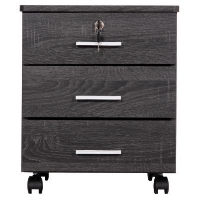 OFFICE DRAWER HAYDEN HM2282.01 MELAMINE IN GREY COLOR 39.5x40x46.5Hcm.