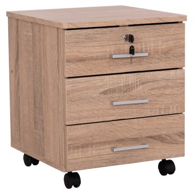 OFFICE DRAWER HAYDEN HM2282.02 MELAMINE IN SONAMA COLOR 39.5x40x46.5Hcm.