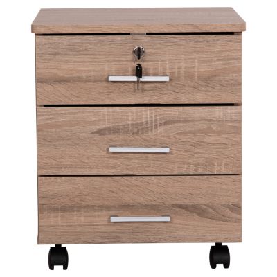 OFFICE DRAWER HAYDEN HM2282.02 MELAMINE IN SONAMA COLOR 39.5x40x46.5Hcm.