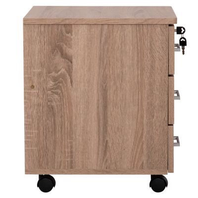 OFFICE DRAWER HAYDEN HM2282.02 MELAMINE IN SONAMA COLOR 39.5x40x46.5Hcm.