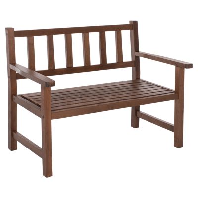 Wooden bench Naxos 2seater HM5407 110x64,5x85 cm